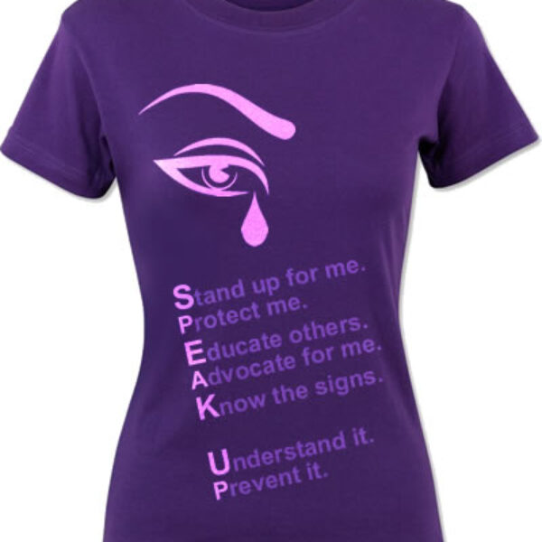 Domestic Violence T-Shirts (Speak Up)